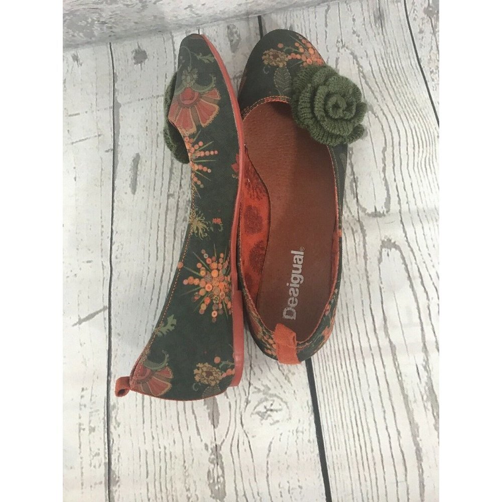 Desigual Prat Flat with Flower 7/37 - Picture 5 of 6